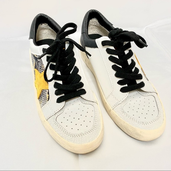 Vintage Havana Leather Star Snakeskin Sneaker - Picture 3 of 7